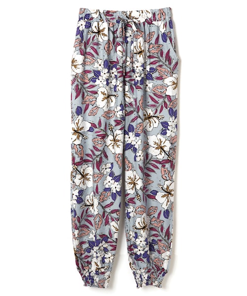 GRL（グレイル）の「花柄ジョガーパンツ（その他パンツ・レディース・ブルー/イエロー/グレー・M）」の2枚目の写真