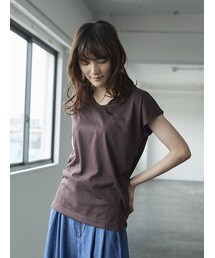 AMERICAN HOLIC | ・クルーネックゆるTシャツプルオーバー(トップス)