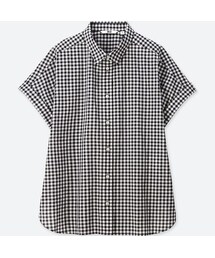 UNIQLO | ソフトコットンチェックシャツ（半袖）(シャツ/ブラウス)