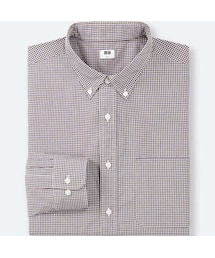 UNIQLO | エクストラファインコットンブロードチェックシャツ（ボタンダウン・長袖）(シャツ/ブラウス)