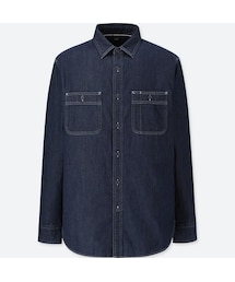 UNIQLO | デニムワークシャツ（長袖）(シャツ/ブラウス)