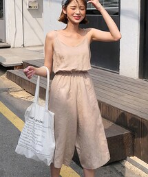 DHOLIC | クロップドワイドオールインワン(つなぎ/オールインワン)