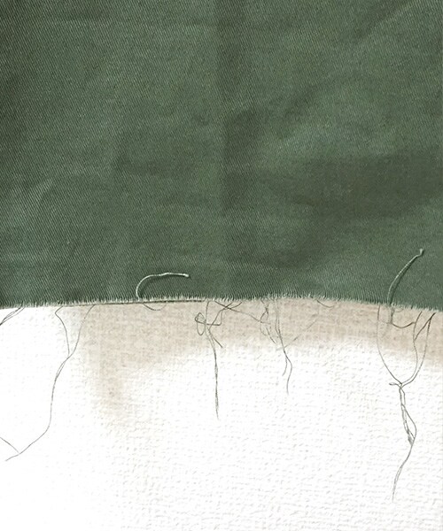 Tiffee SELECT（ティフィーセレクト）の「カットオフ裾ワイドシルエットベイカーズパンツ（その他パンツ・レディース・グリーン・F）」の4枚目の写真