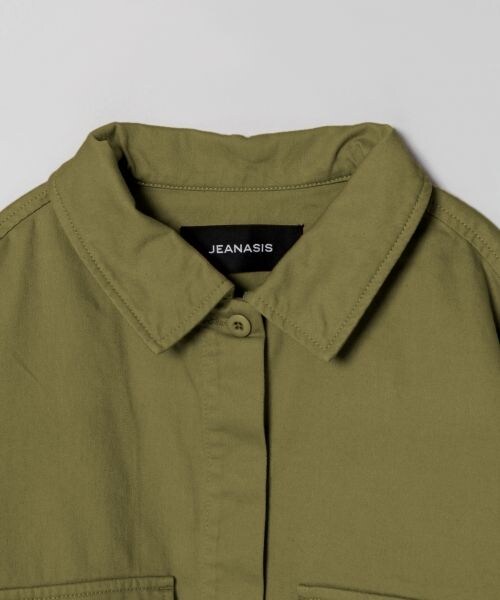 JEANASIS（ジーナシス）の「ショートミリタリージャケット（ジャケット/アウター・カーキ()）」の3枚目の写真