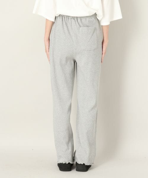 LOWRYS FARM（ローリーズファーム）の「★WEB先行予約アイテム★カットメローパンツ（パンツ・グレー）」の4枚目の写真