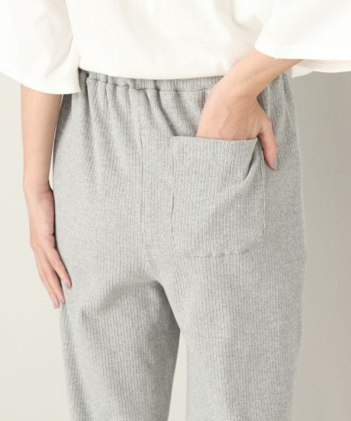 LOWRYS FARM（ローリーズファーム）の「★WEB先行予約アイテム★カットメローパンツ（パンツ・グレー）」の5枚目の写真