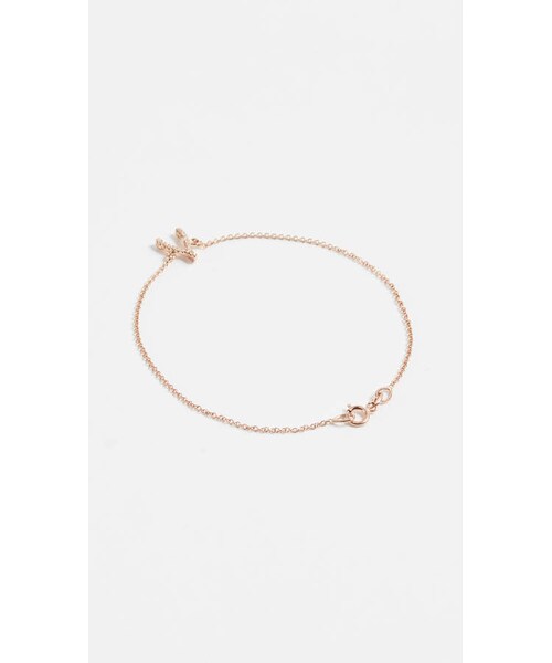 Jennifer Meyer(-)の「Jennifer Meyer Jewelry 18k Gold Diamond Wishbone Bracelet(ブレスレット・レディース・Beige・One Size)」の2枚目の写真