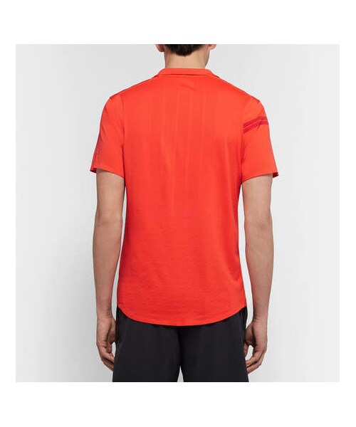 NIKE（ナイキ）の「Nike Tennis Nikecourt Zonal Cooling Roger Federer Advantage Dri-Fit Tennis Polo Shirt（ポロシャツ・メンズ・Red・S/XXL/M/L）」の5枚目の写真