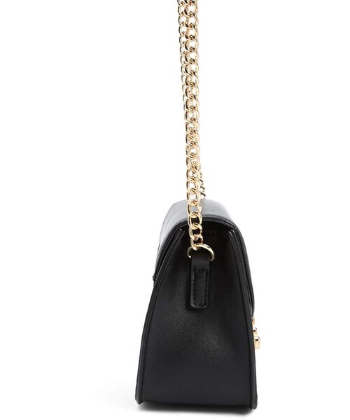 FOREVER 21（フォーエバー トゥエンティーワン）の「Forever 21 Chain-Strap Faux Leather Crossbody（ショルダーバッグ・レディース・Black・One Size）」の3枚目の写真