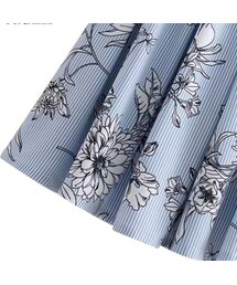ZARA ストライプ柄ミディ丈スカート 1255/437 ZARA】ストライプ柄ミディ丈スカート 1255/437/094 (ZARA