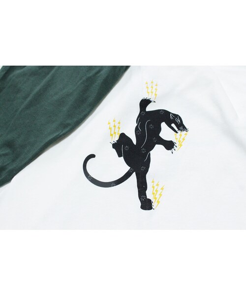 Handmade(ハンドメイド)の「Champion Side Panthers Raglan(Tシャツ/カットソー・メンズ・その他)」の5枚目の写真