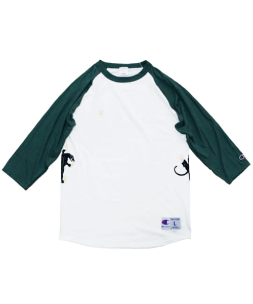 Handmade(ハンドメイド)の「Champion Side Panthers Raglan(Tシャツ/カットソー・メンズ・その他)」の1枚目の写真