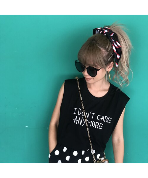 no brand(ノーブランド)の「I don't タンク(タンクトップ・レディース・その他)」の1枚目の写真
