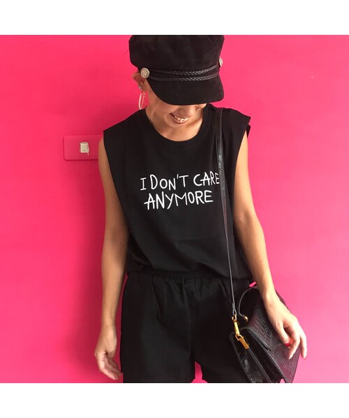 no brand(ノーブランド)の「I don't タンク(タンクトップ・レディース・その他)」の6枚目の写真