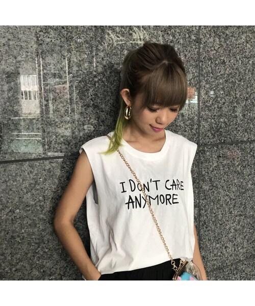 no brand(ノーブランド)の「I don't タンク(タンクトップ・レディース・その他)」の9枚目の写真