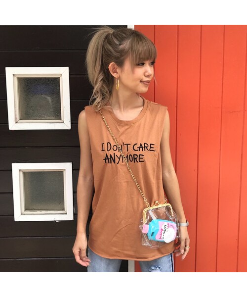 no brand(ノーブランド)の「I don't タンク(タンクトップ・レディース・その他)」の11枚目の写真
