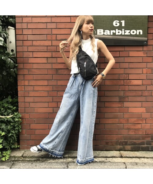 no brand（ノーブランド）の「フリフリフリルタンク（タンクトップ