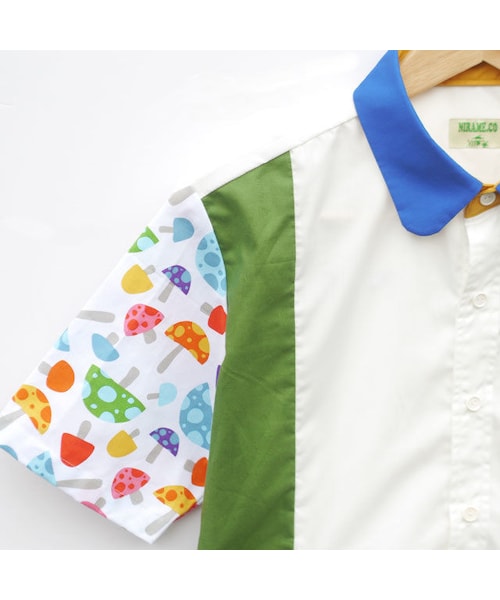 NIRAME.CO（ニラメッコ）の「傘きのこシャツ（シャツ/ブラウス・メンズ・その他）」の3枚目の写真