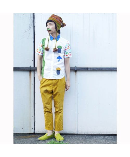 NIRAME.CO（ニラメッコ）の「傘きのこシャツ（シャツ/ブラウス・メンズ・その他）」の2枚目の写真