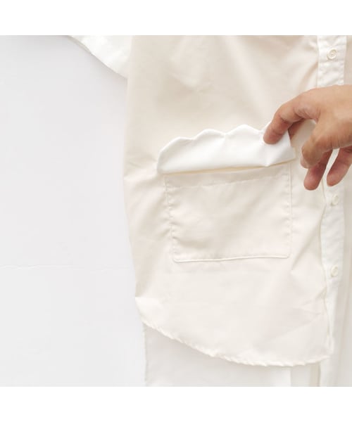 NIRAME.CO（ニラメッコ）の「たっくちっくたっくシャツ～ほわいと～（シャツ/ブラウス・メンズ・その他）」の5枚目の写真