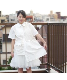 NIRAME.CO | たっくちっくたっくシャツ～ほわいと～(シャツ/ブラウス)