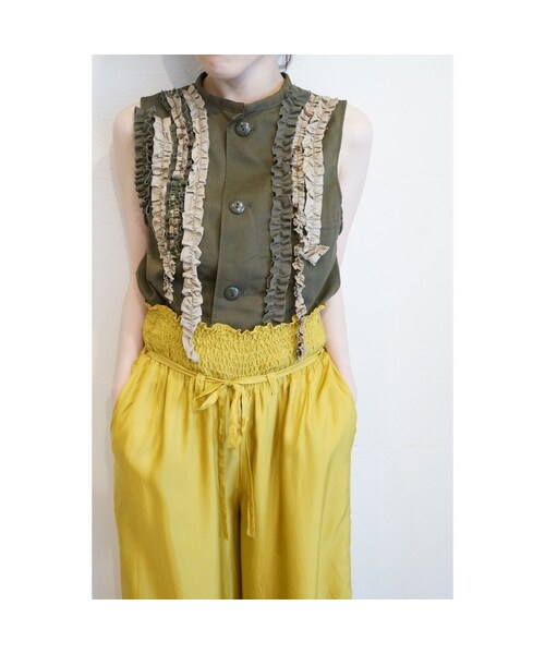 RehersalL（リハーズオール）の「ミリタリーノースリーブトップス（ベスト・レディース・その他）」の5枚目の写真