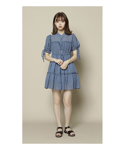 Cheer Closet チアクローゼット の 江野沢愛美 ロマンティックシフォンワンピース ワンピース Wear