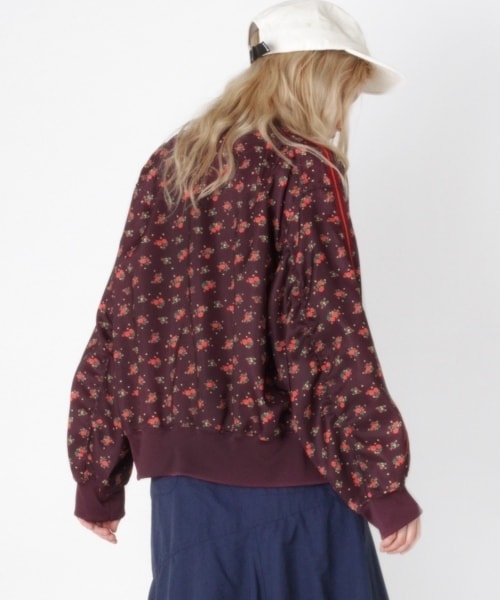 RNA（アールエヌエー）の「＜予約＞フラワープリントラインジャケット（ジャケット/アウター・レディース・ブラックベース/ブラウンベース/ブルーベース・M）」の18枚目の写真