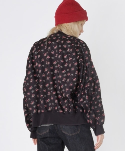RNA（アールエヌエー）の「＜予約＞フラワープリントラインジャケット（ジャケット/アウター・レディース・ブラックベース/ブラウンベース/ブルーベース・M）」の15枚目の写真