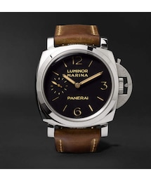 PANERAI | Officine Panerai Luminor Marina 1950 3 Days Acciaio 47mm Stainless Steel And Leather Watch(アナログ腕時計)
