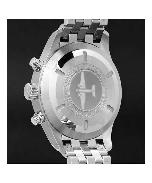 IWC（インターナショナルウォッチカンパニー）の「IWC SCHAFFHAUSEN Pilot's Chronograph 43mm Stainless Steel Watch（アナログ腕時計・メンズ・Black・One Size）」の2枚目の写真