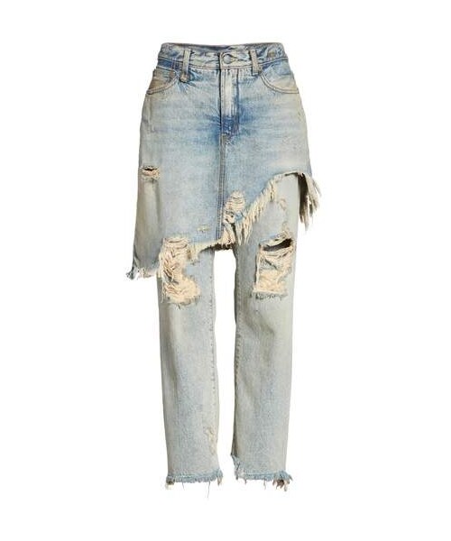 R13（アールサーティーン）の「R13 Double Classic Ripped Crop