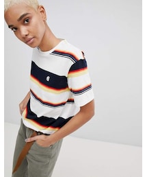 Carhartt | Carhartt WIP Logo T-Shirt In Stripe(Tシャツ/カットソー)