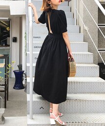 DHOLIC | バックオープンフレアワンピース(ワンピース)