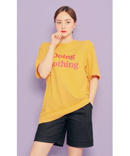 HOTPING（ホッピン）の「ウエストストリングショートパンツ（その他パンツ・レディース・ライトカーキ/デニム/ホワイト/グレー/ブラック/ベージュ・フリーサイズ(XS-L)	）」の3枚目の写真