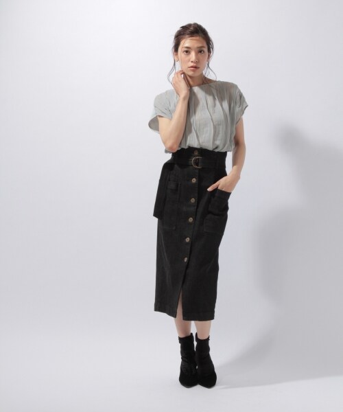 laboratory work（ラボラトリーワーク）の「デザインシフォンプルオーバー（トップス・ホワイト/ブラック/グレー）」の7枚目の写真