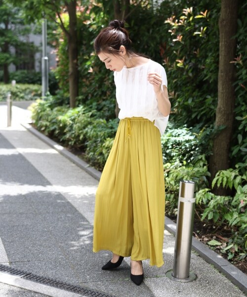 laboratory work（ラボラトリーワーク）の「デザインシフォンプルオーバー（トップス・ホワイト/ブラック/グレー）」の4枚目の写真