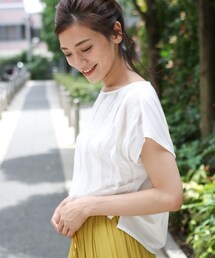 laboratory work | デザインシフォンプルオーバー(トップス)