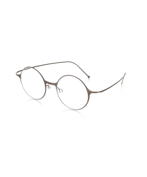 JINS（ジンズ）の「【Konstantin Grcic OPTICAL】コンスタンティン・グルチッチ メガネ ラウンド（メガネ・ゴールド(195)/ガンメタル(293)/ホワイト(390)/マットブラック(497)・Medium 46□19-148○45）」の4枚目の写真