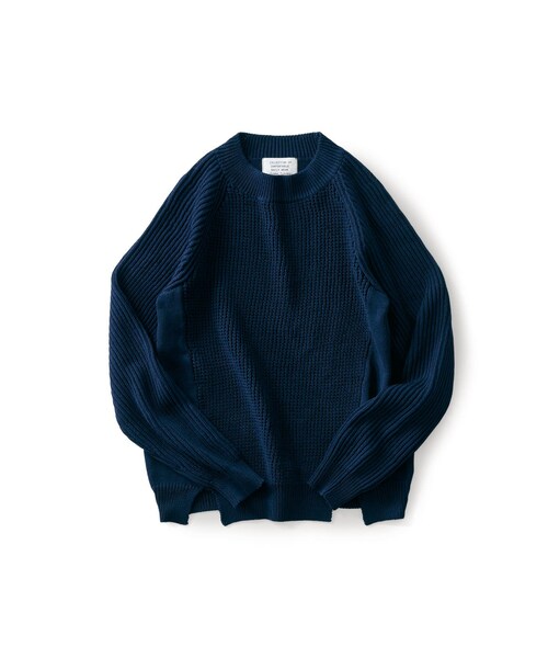 Sunny Clouds サニークラウズ の サニークラウズ 四種の編み地セーター レディース 紺 ニット セーター Wear