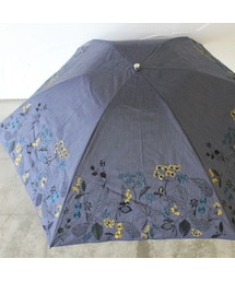 everlasting sprout サマーシールドフェンネル刺繍折り畳み日傘 everlasting sprout サマーシールドフェンネル刺繍折り畳み日傘