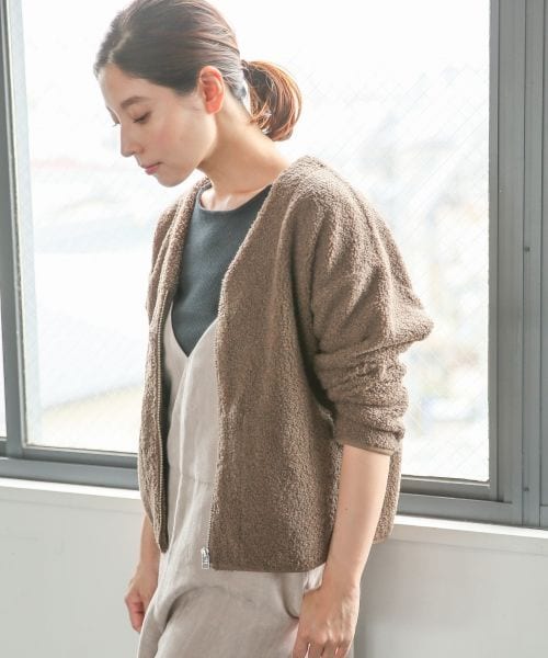 LEPSIM（レプシィム）の「ボアZIPブルゾン（）」 - WEAR