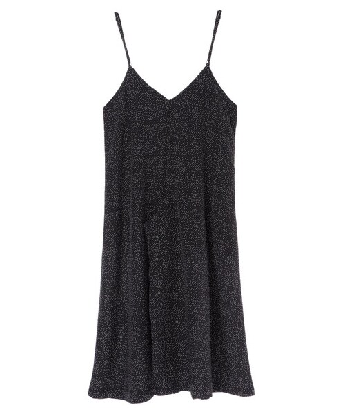 E hyphen world gallery（イーハイフンワールドギャラリー）の「・ドットワイドオールインワン（オールインワン・サロペット・オフホワイト/ブラック・F）」の10枚目の写真