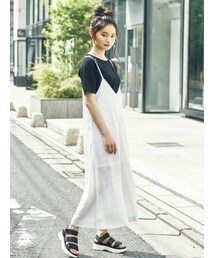 E hyphen world gallery | ・ドットワイドオールインワン(オールインワン・サロペット)