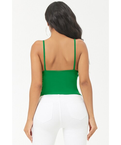 FOREVER 21（フォーエバー トゥエンティーワン）の「Enjoy Spriteグラフィックキャミソール（その他・レディース・GREEN/WHITE・S/M/L）」の3枚目の写真