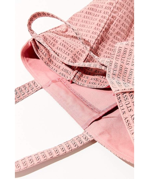 stussy ウーブントートバッグ ピンク ☆Stussy☆Woven Tote Bag☆Light Pink (人気) (STUSSY/トート