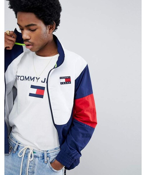 tommy jeans 90s track jacket