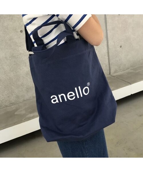 copine（コピン）の「再入荷！anelloコットンキャンバス 2WAYトートバッグ ショルダーバッグ(3color)【クリックポスト対象商品】（ショルダーバッグ・レディース・その他）」の2枚目の写真