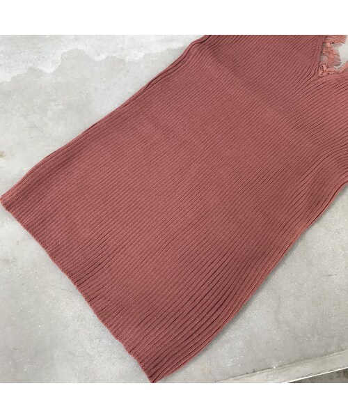 copine(コピン)の「再入荷!ラグジュアリーリブ編みひげレースキャミソール(3color)【クリックポスト対象商品】(キャミソール・レディース・その他)」の13枚目の写真