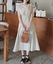 DHOLIC | バックオープンスリーブレスワンピース(ワンピース)